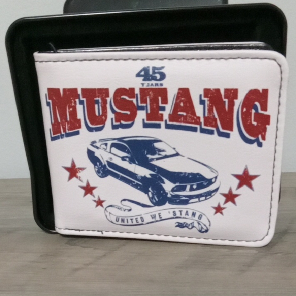 Ford 45 Years Mustang Wallet New